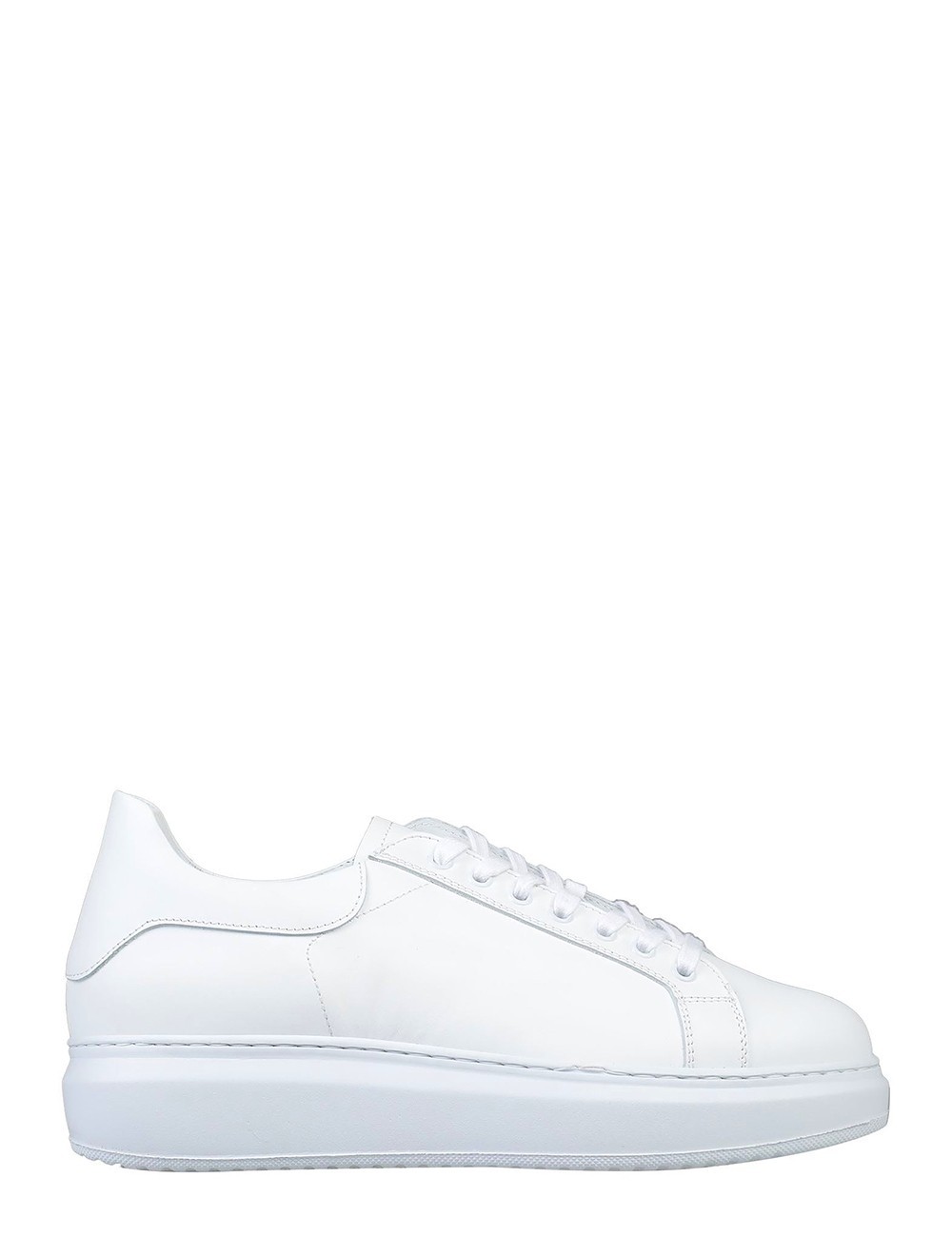 Sneakers in pelle bianca