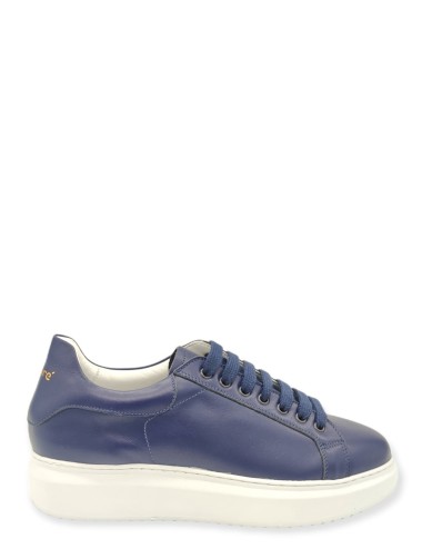 Sneakers in nappa bianca e nera