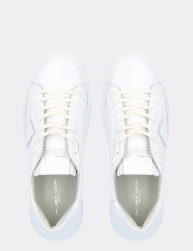 Sneakers Temple Veau Blanc