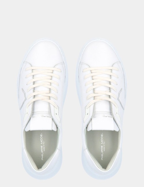 Sneakers Temple Veau Blanc