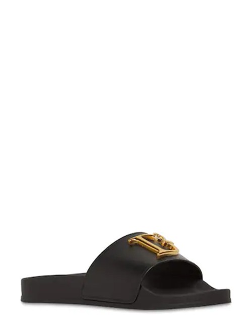Sandali D2 statement slides neri