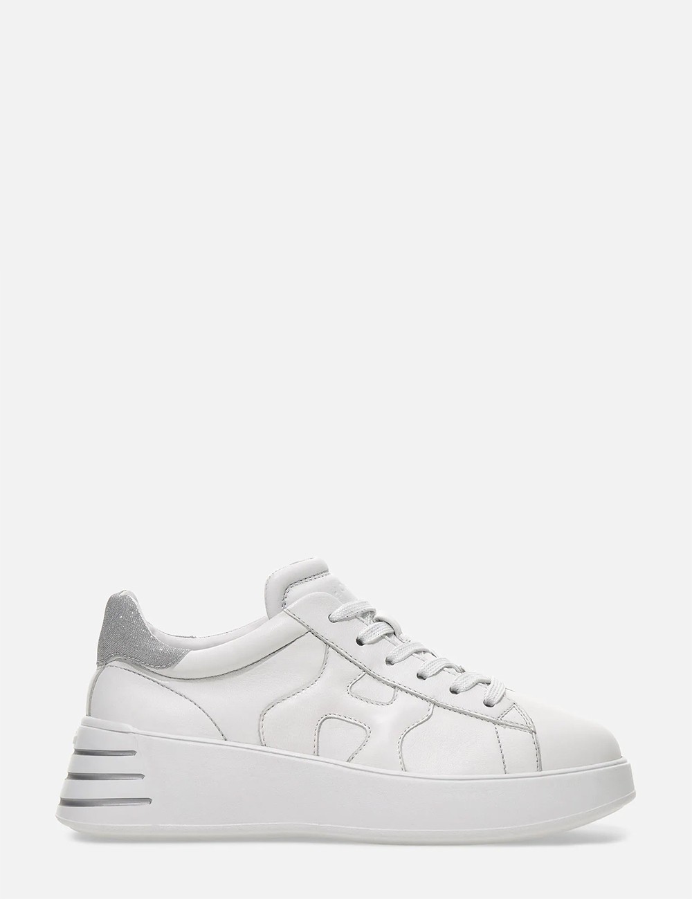 Sneakers Rebel Argento Bianco