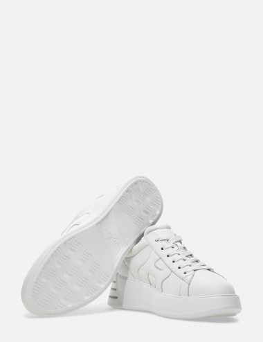 Sneakers Rebel Argento Bianco