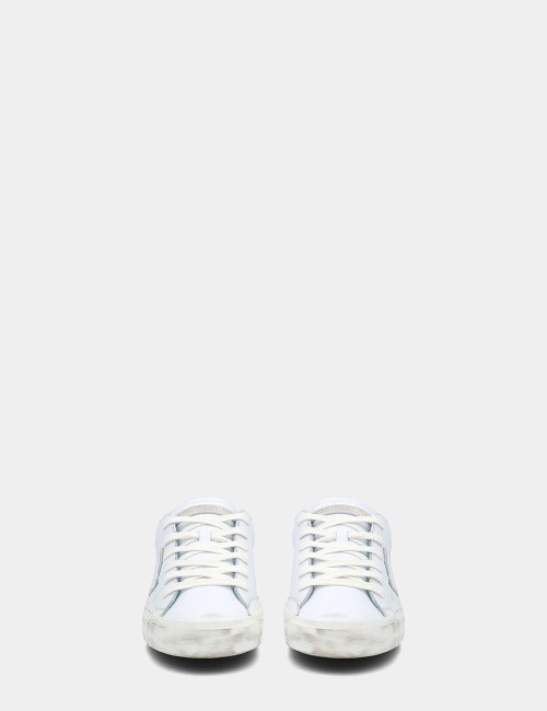 Sneakers Prsx Veau Blanc Noir
