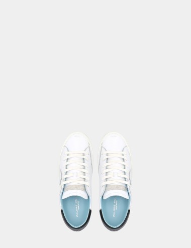 Sneakers Prsx Veau Blanc Noir