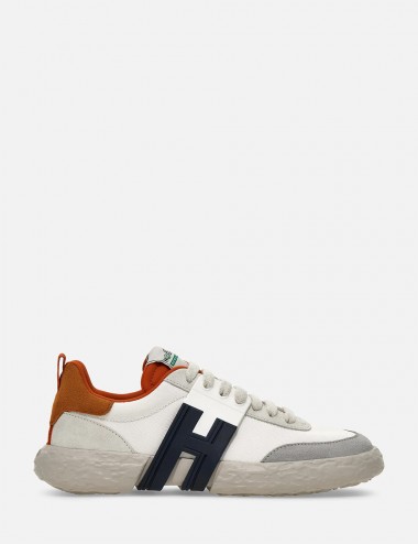 Sneakers H-3R Bianco Blu Arancio