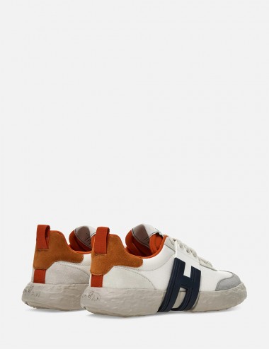 Sneakers H-3R Bianco Blu Arancio