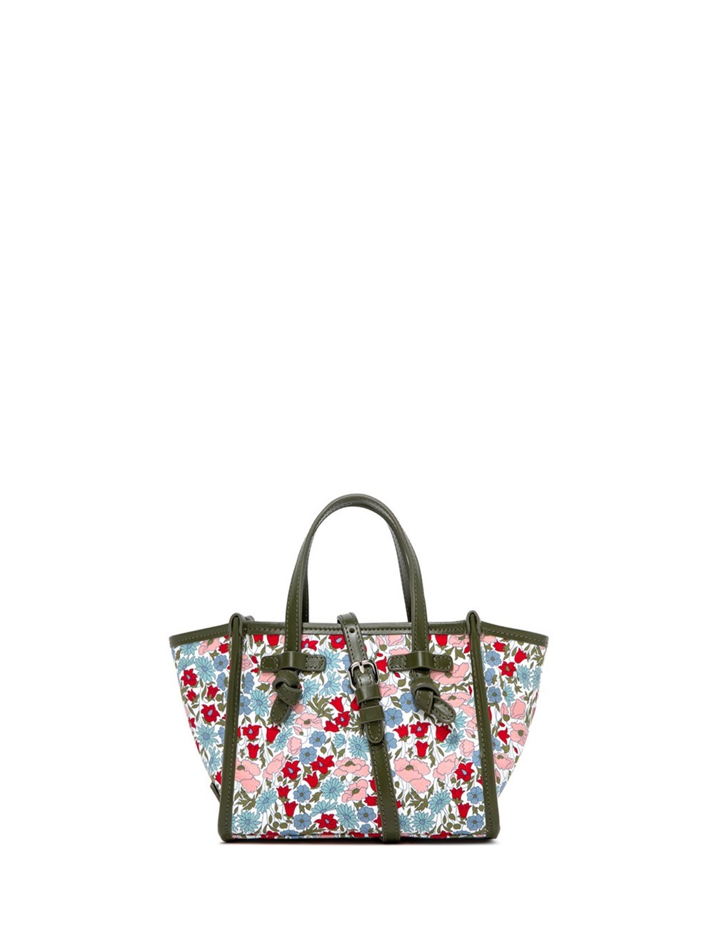 Borsa Miss Marcella Club Made with Liberty Poppy&Daisy-Militare