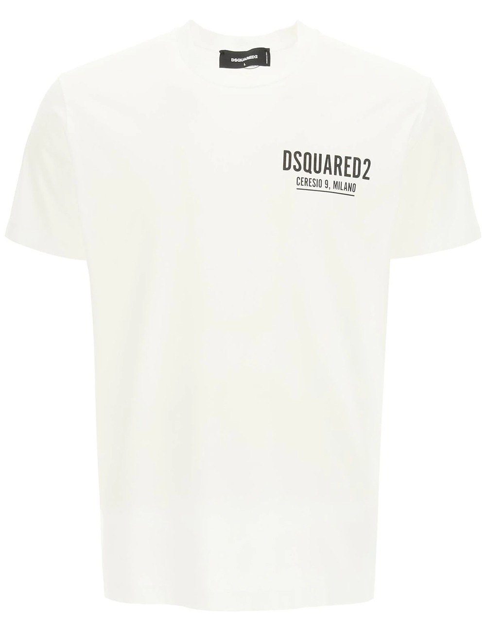 T-Shirt Mini Logo Ceresio 9 Bianco