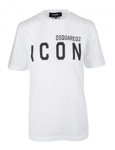 T-Shirt Icon Dsquared2 Bianco