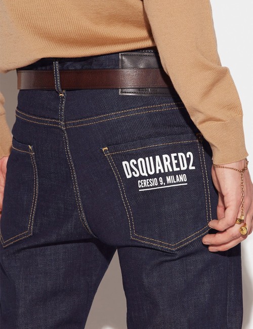 Jeans Dark Rinse Wash Cool Guy
