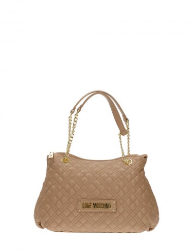 Borsa Quilted Bag Pu Taupe