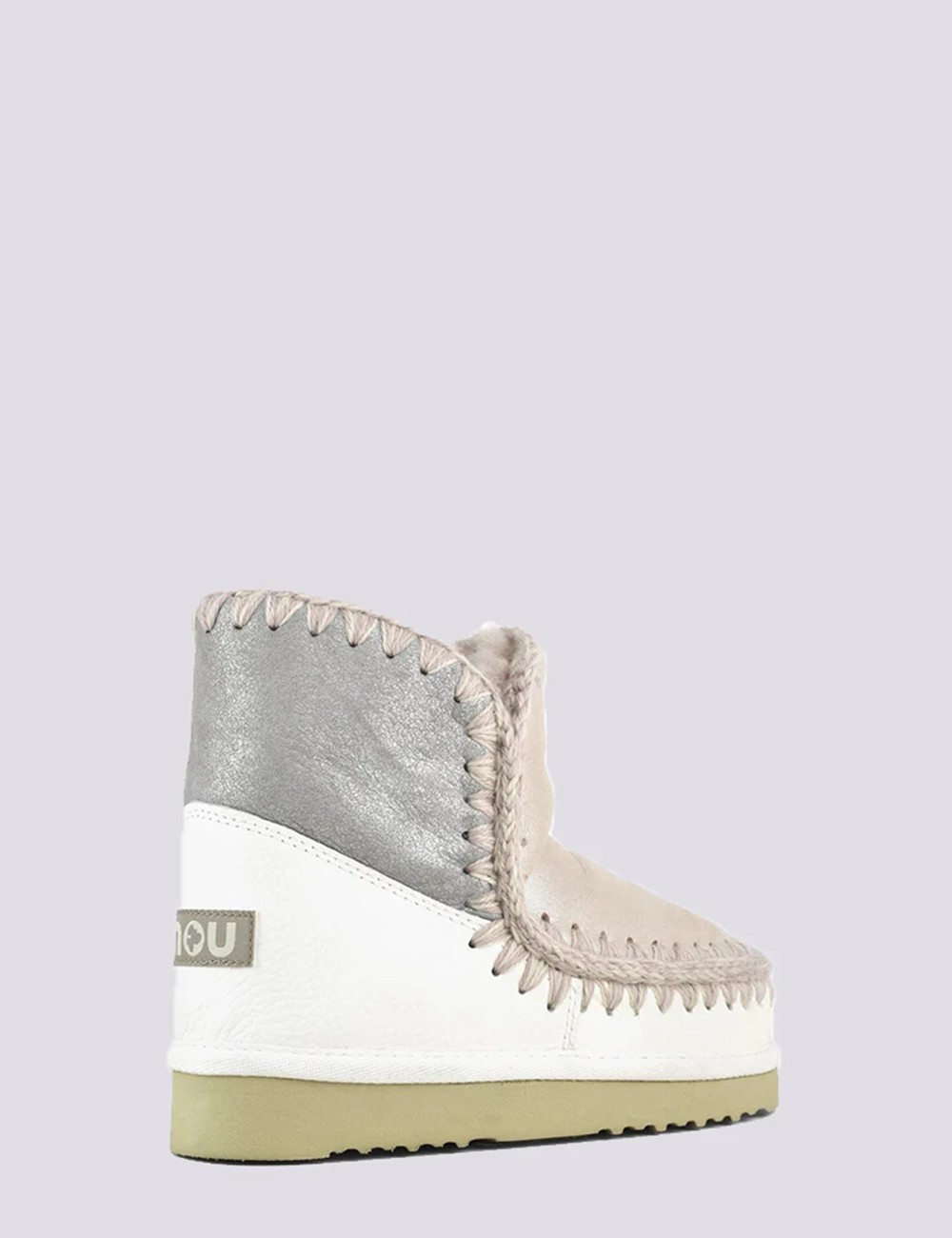 Vic Matie Stivaletti Grigio Chiaro Mou Stivali Eskimo 18 Block