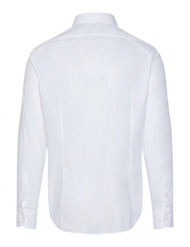 Camicia con ricamo logo Bianco