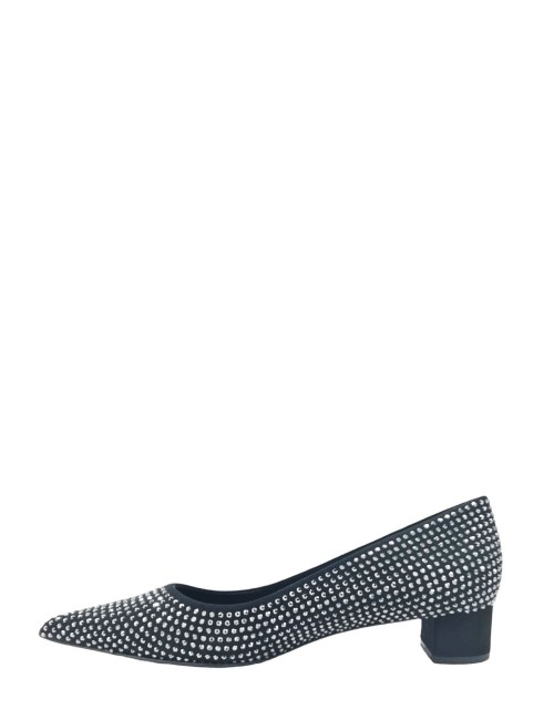 Decollete in Swarovski Nero