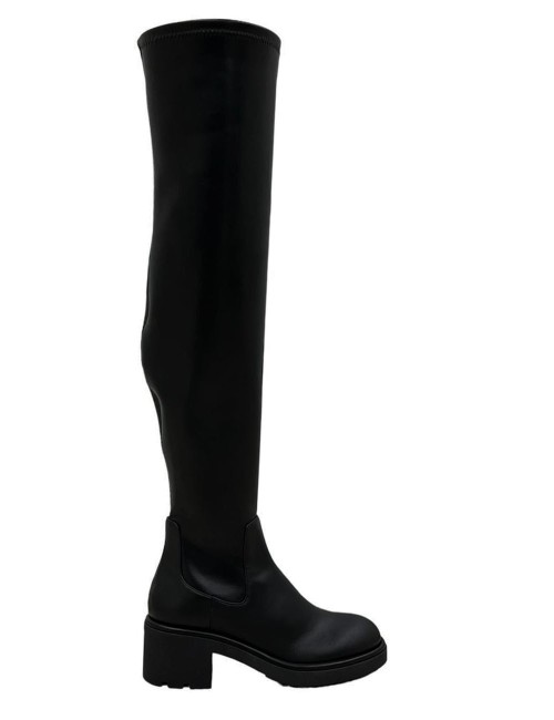 Stivale alto Nappa Nero