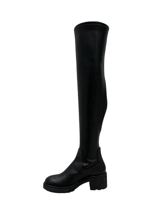 Stivale alto Nappa Nero