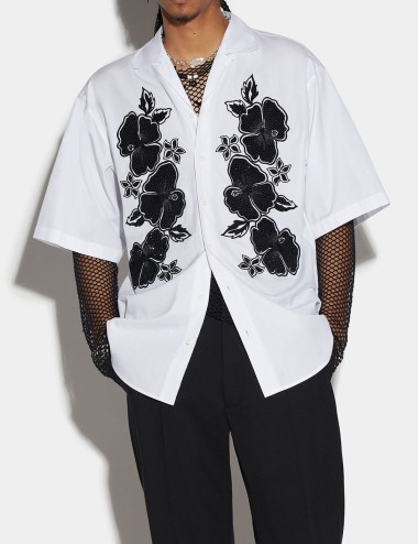 Camicia D2 Goth Flower...