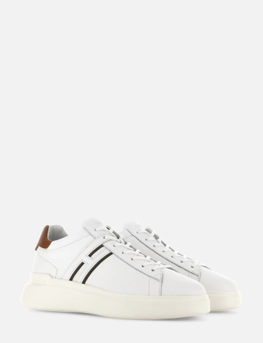 Sneakers H580 Bianco Marrone