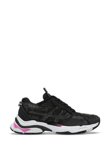 Sneaker Race Strass Nero