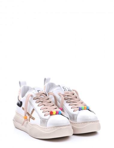 Sneakers Combi Elegant Bianco