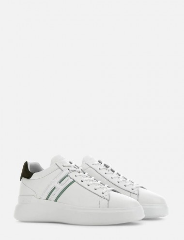 Sneakers H580 Bianco Verde Nero