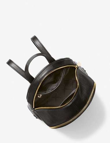 Zaino Rhea Medio in Pelle Nero