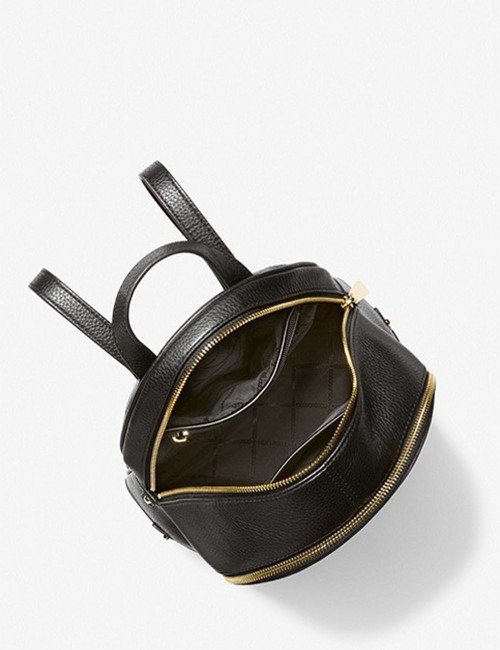 Zaino Rhea Medio in Pelle Nero