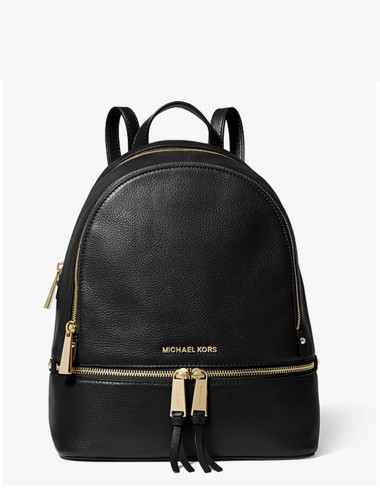 Zaino Rhea Medio in Pelle Nero