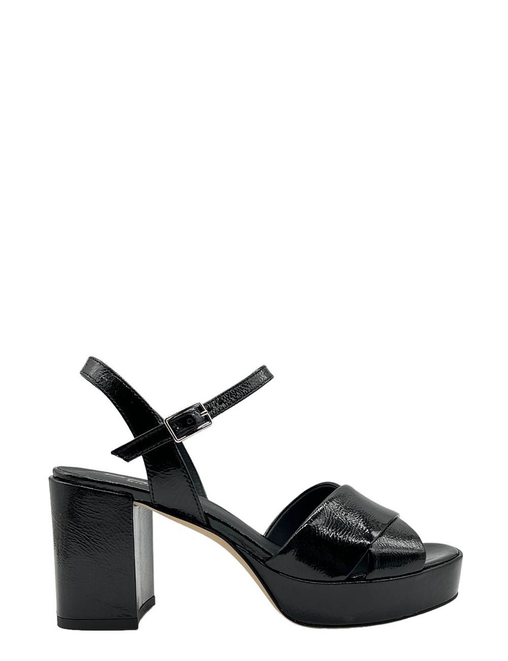 Sandalo outlet plateau nero