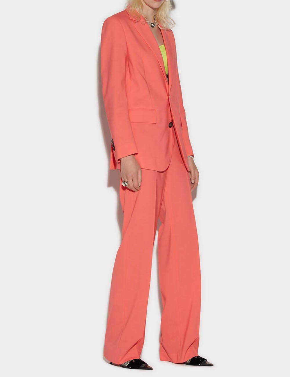 Manhattan Slouch Suit Orange