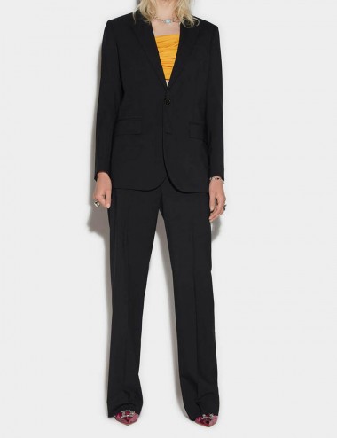 Manhattan Slouch Suit Black