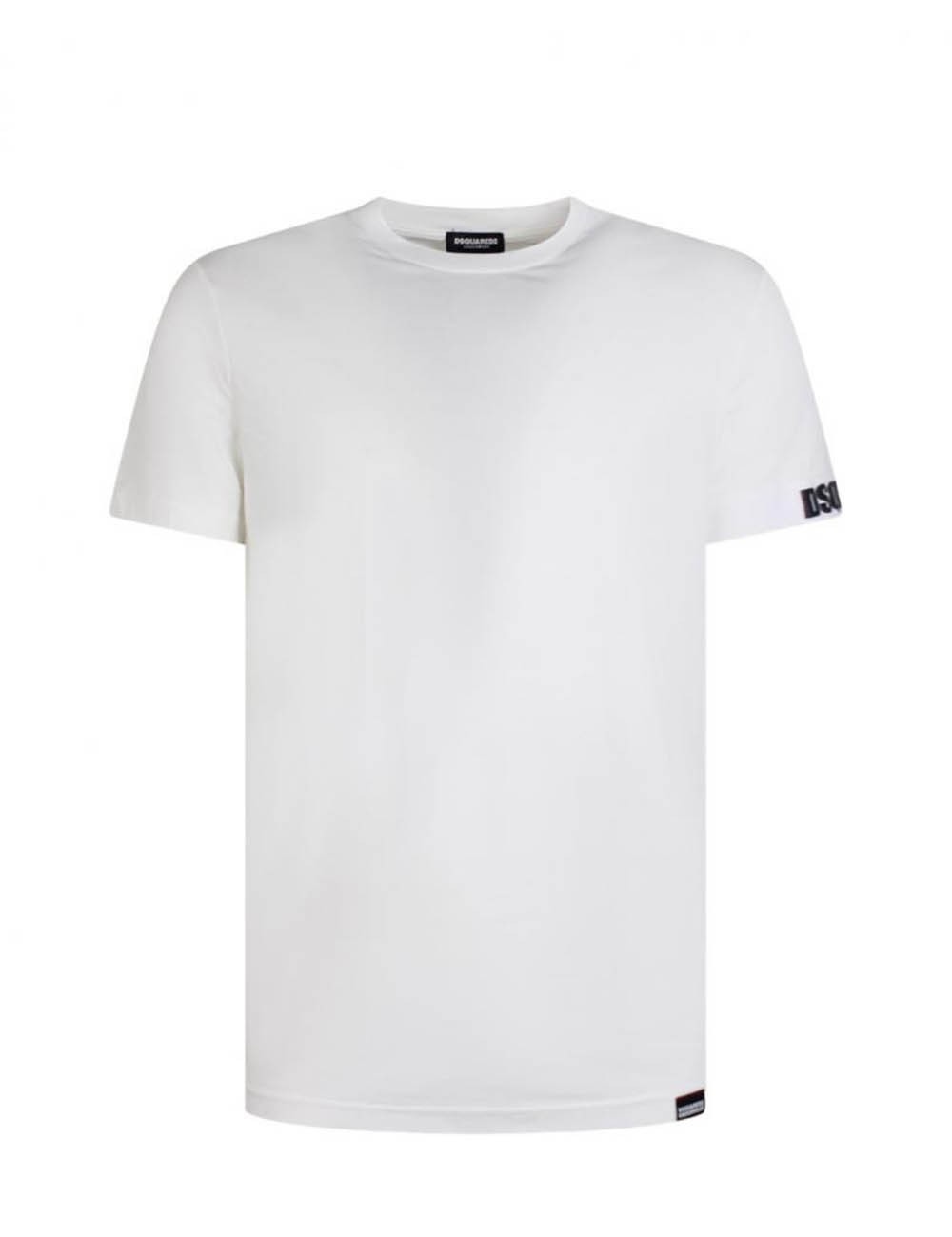 T-Shirt Girocollo Bianco