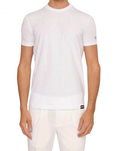 T-Shirt Girocollo Bianco