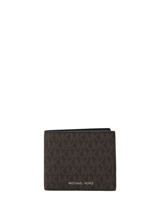 Portafoglio con Logo Marrone
