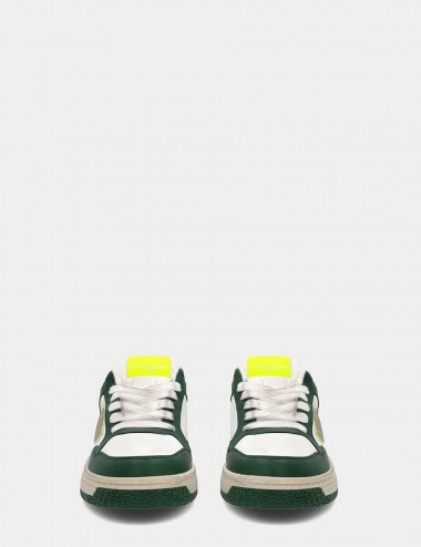 Sneakers Lyon low Green and Yellow