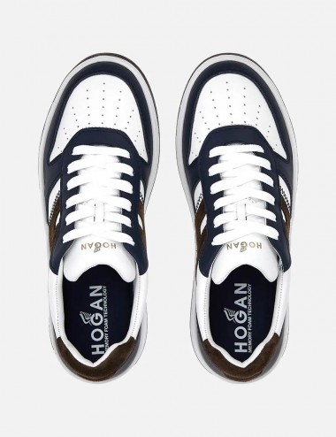 Sneakers H630 Bianco Blu Nero