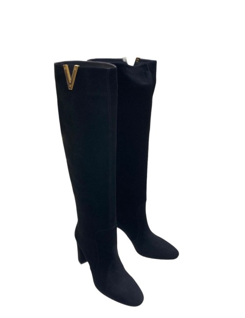 Stivale con Tacco Nero