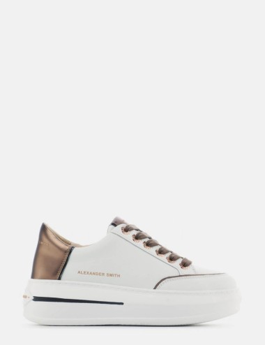 Sneakers Lancaster White Bronze