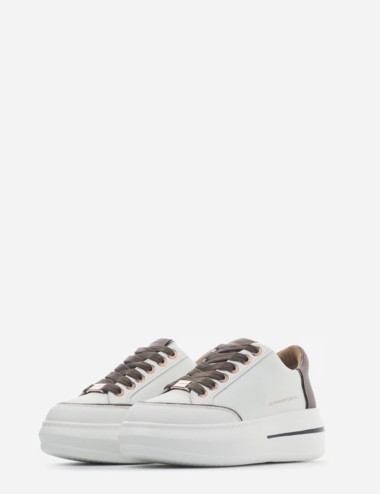 Sneakers Lancaster White Bronze