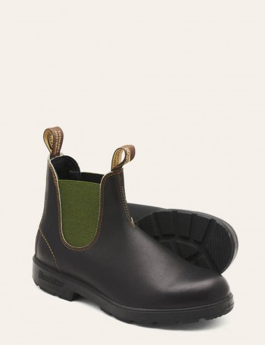 Stivaletti Originals Brown Leather & Olive 519