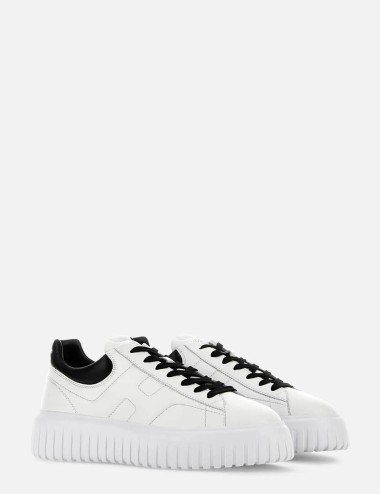 Sneakers H-Stripes Nero Bianco