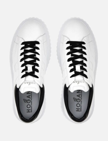 Sneakers H-Stripes Nero Bianco