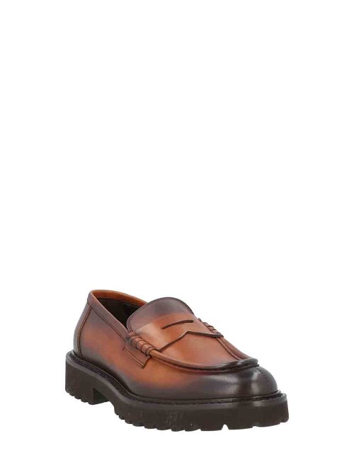 Mocassino in Pelle Marrone