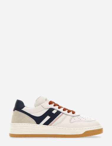 Sneakers H630 Bianco Blu Arancio