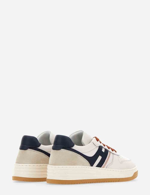 Sneakers H630 Bianco Blu Arancio