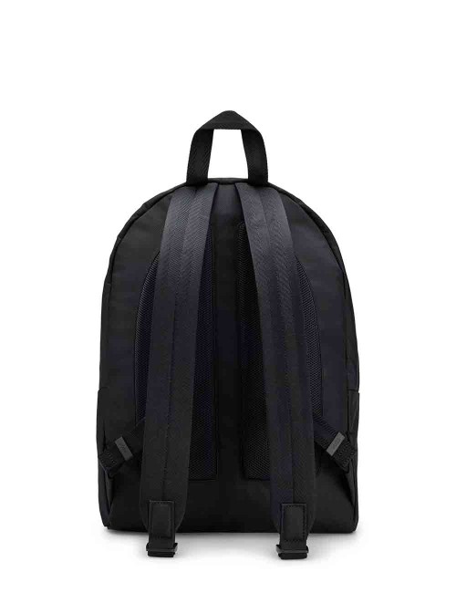 Zaino con Logo Tono su Tono Nero