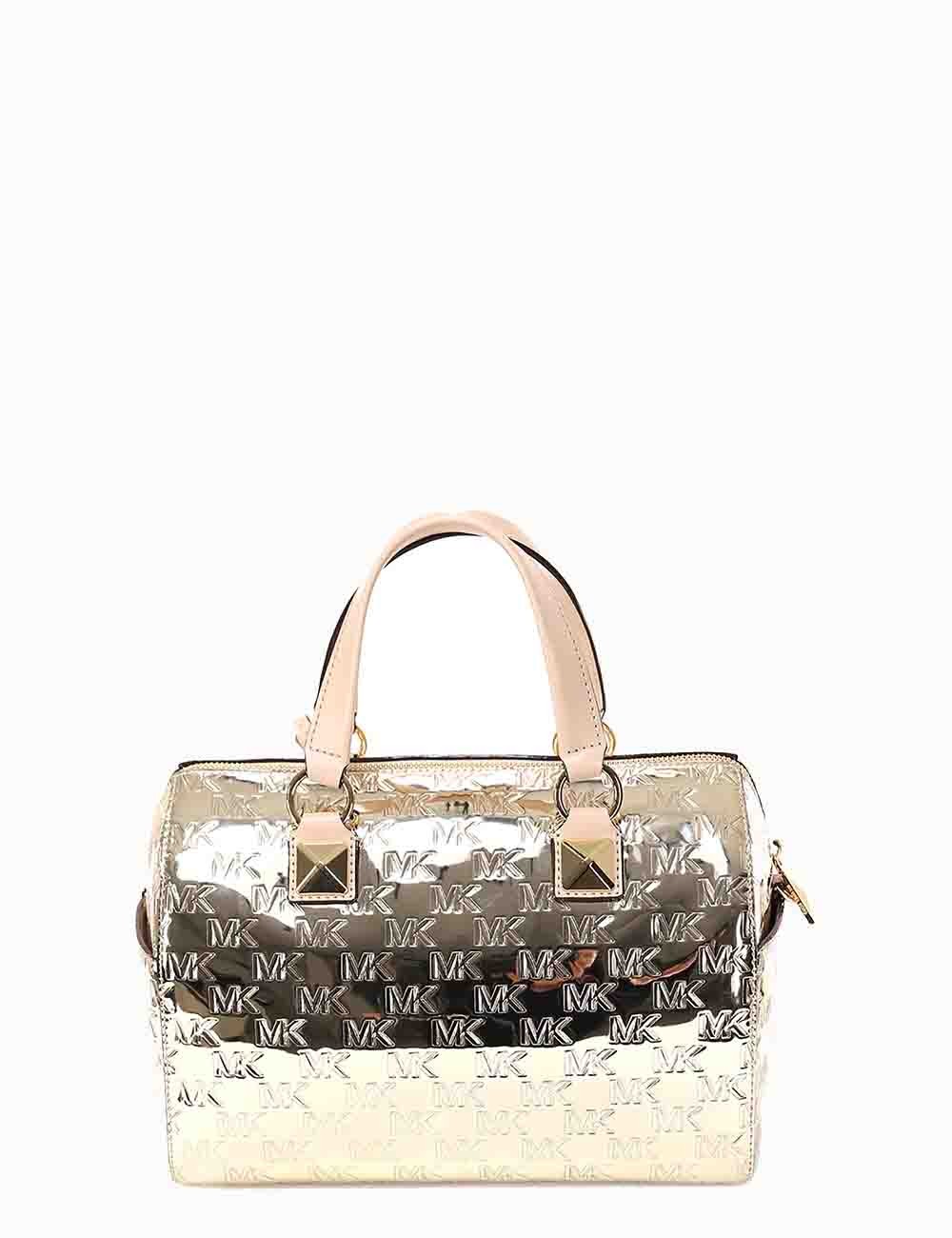 Borsa a tracolla Md Duffle Satchel Pale Gold