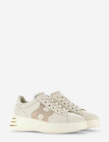 Sneakers Hogan Rebel H564 Strass Naturale