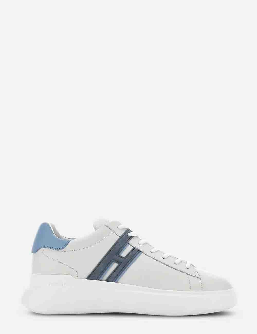 Sneakers Hogan H580 Bianco Grigio Celeste